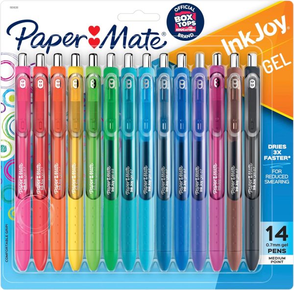 Colorful Gel Pens - InkJoy Gel Pens, Assorted Medium Point